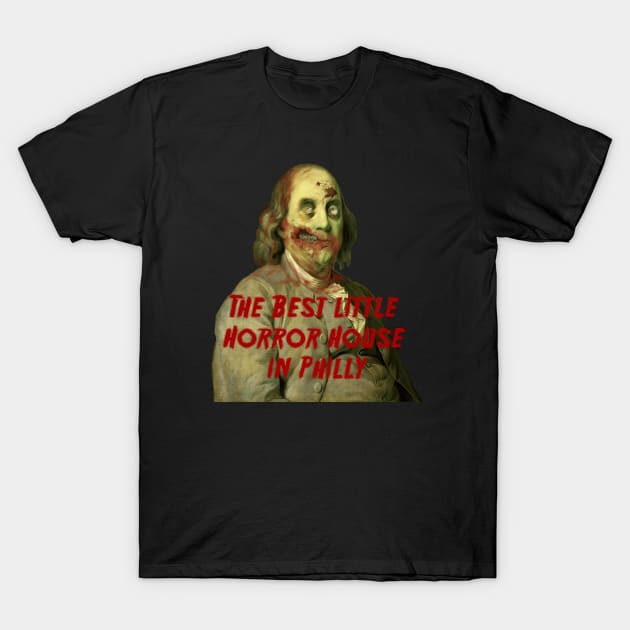 Zomben Franklin (No Background) T-Shirt by LittleHorrorPHL